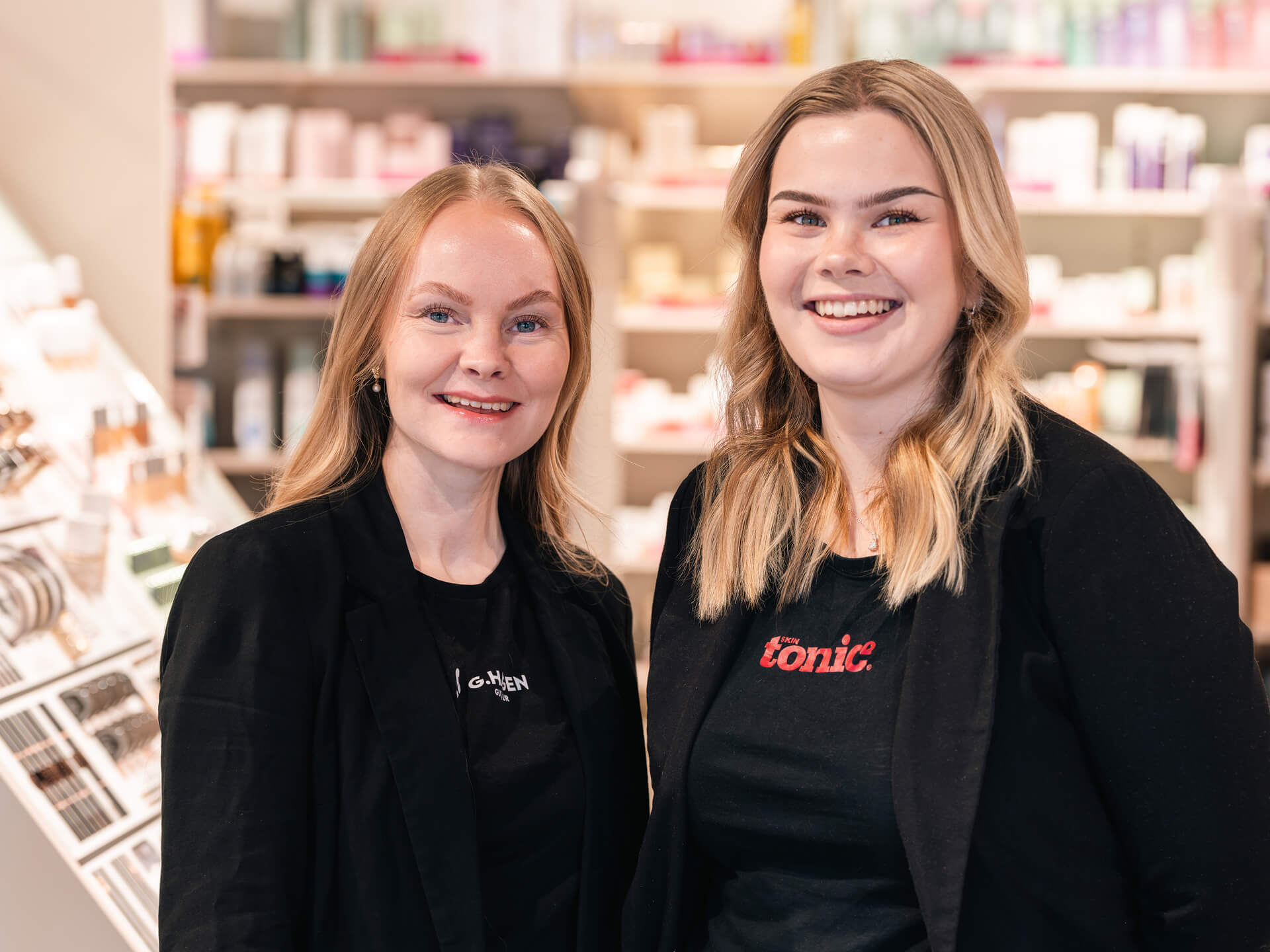Ansatte hos Skin Tonic i butikken